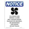 Signmission Sign, 10" H, 7" W, Rigid Plastic, NOTICE Mines And Mining Claim May Contain Radon Sign, Portrait OS-NS-P-710-V-15959 - alternate 1